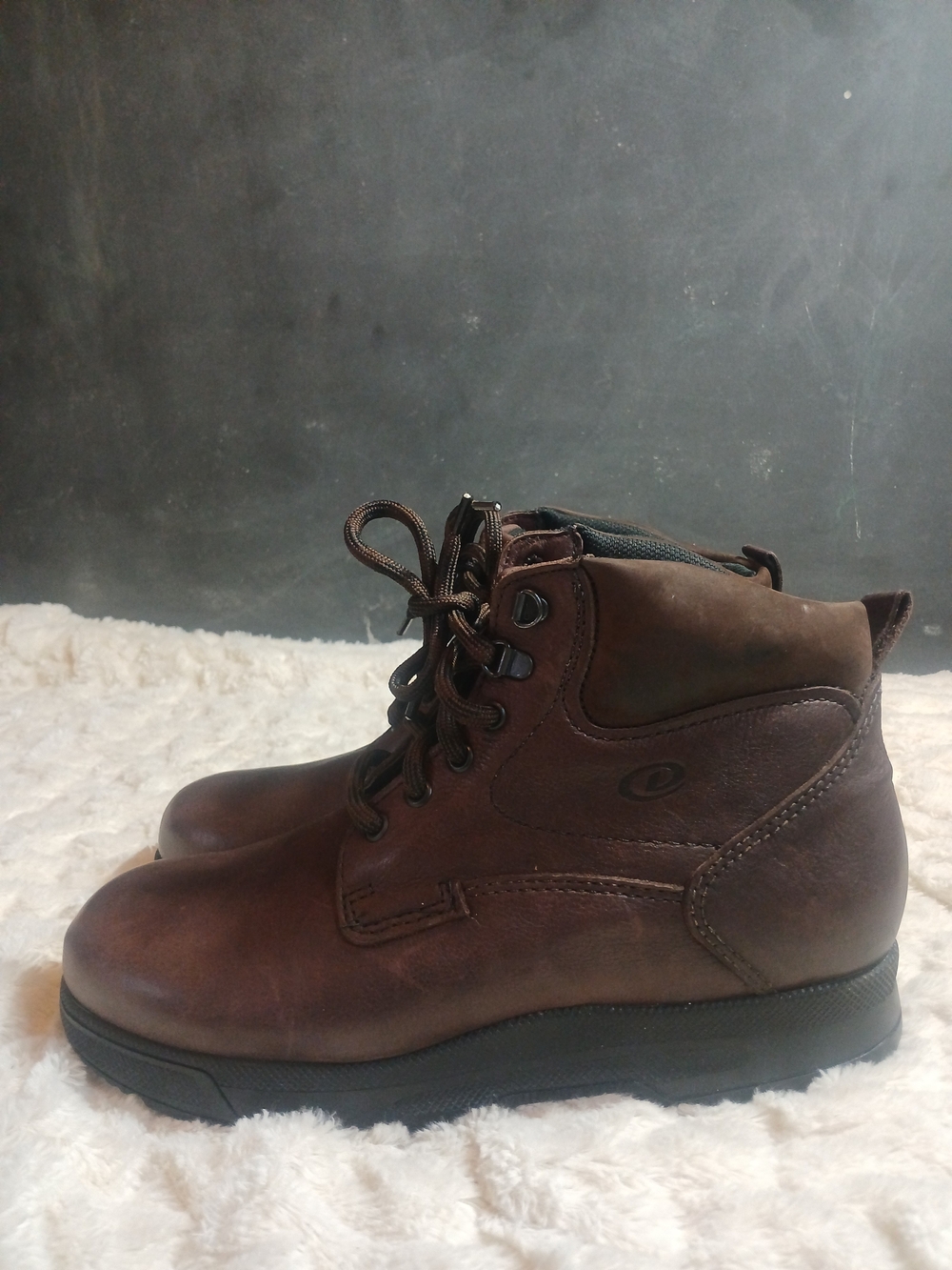 Vtg. DEXTER USA Brown Leather Low Casual Boots Mens Size 10 WW